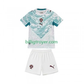 Billige Fotballdrakter Portugal World Cup Barn Bortedraktsett 2026 Kortermet